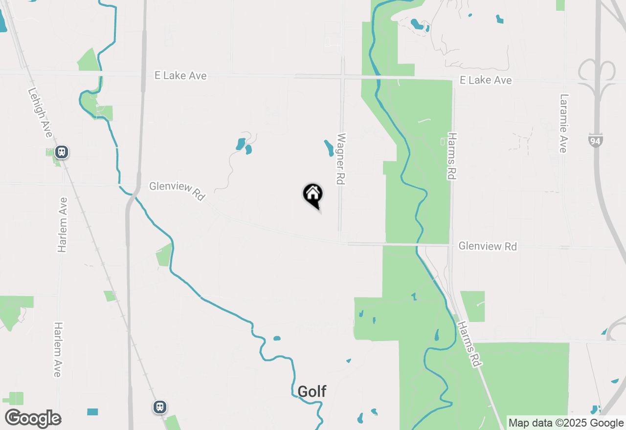 Map of 839 Surrey Lane, Glenview, IL 60025