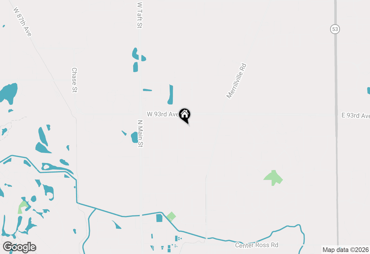Map of 1818 W 94th Avenue, Crown Point, IN 46307