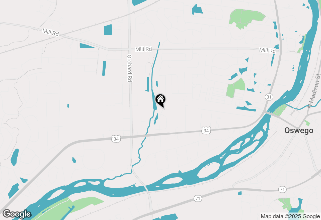 Map of 537 Arbor Lane, Oswego, IL 60543