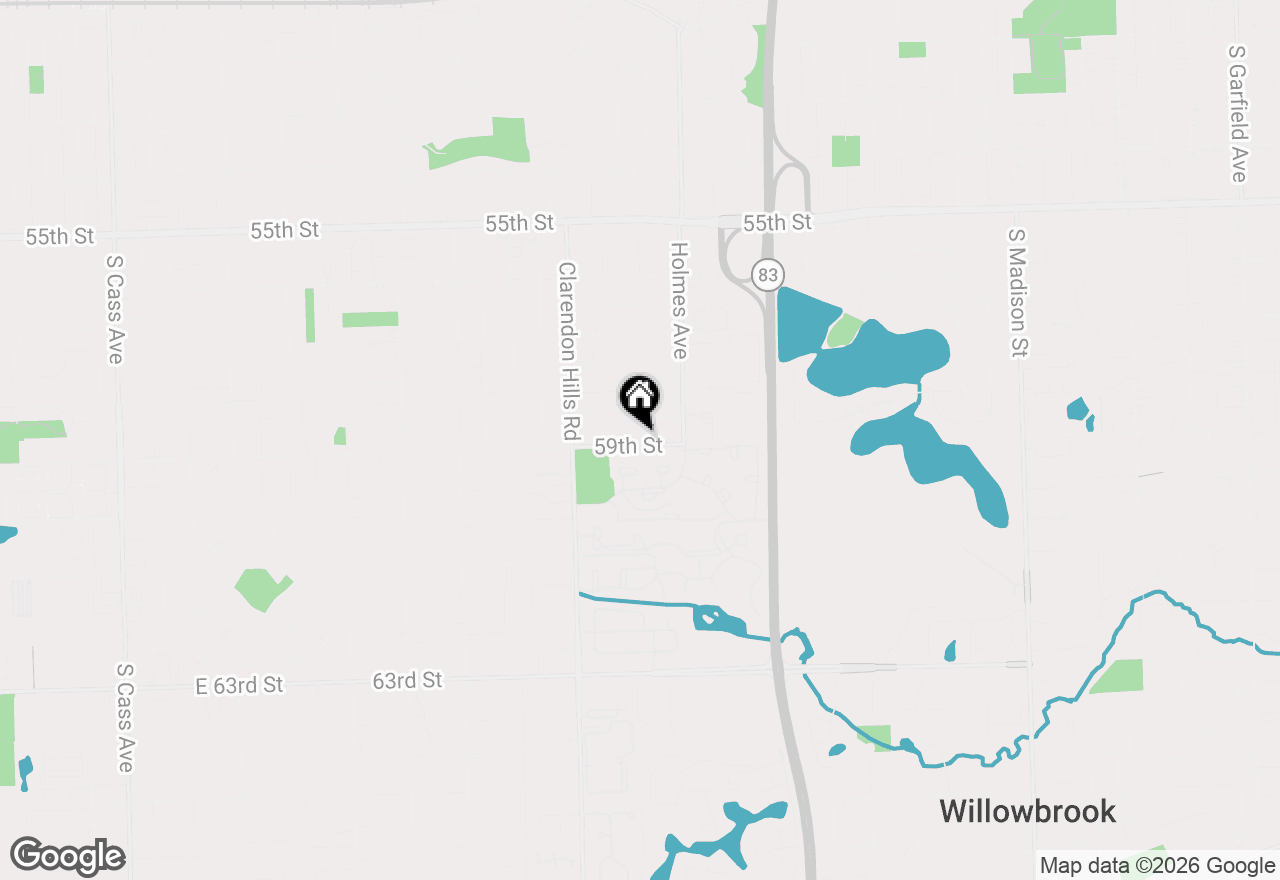 Map of 126 59th Street, Willowbrook, IL 60527