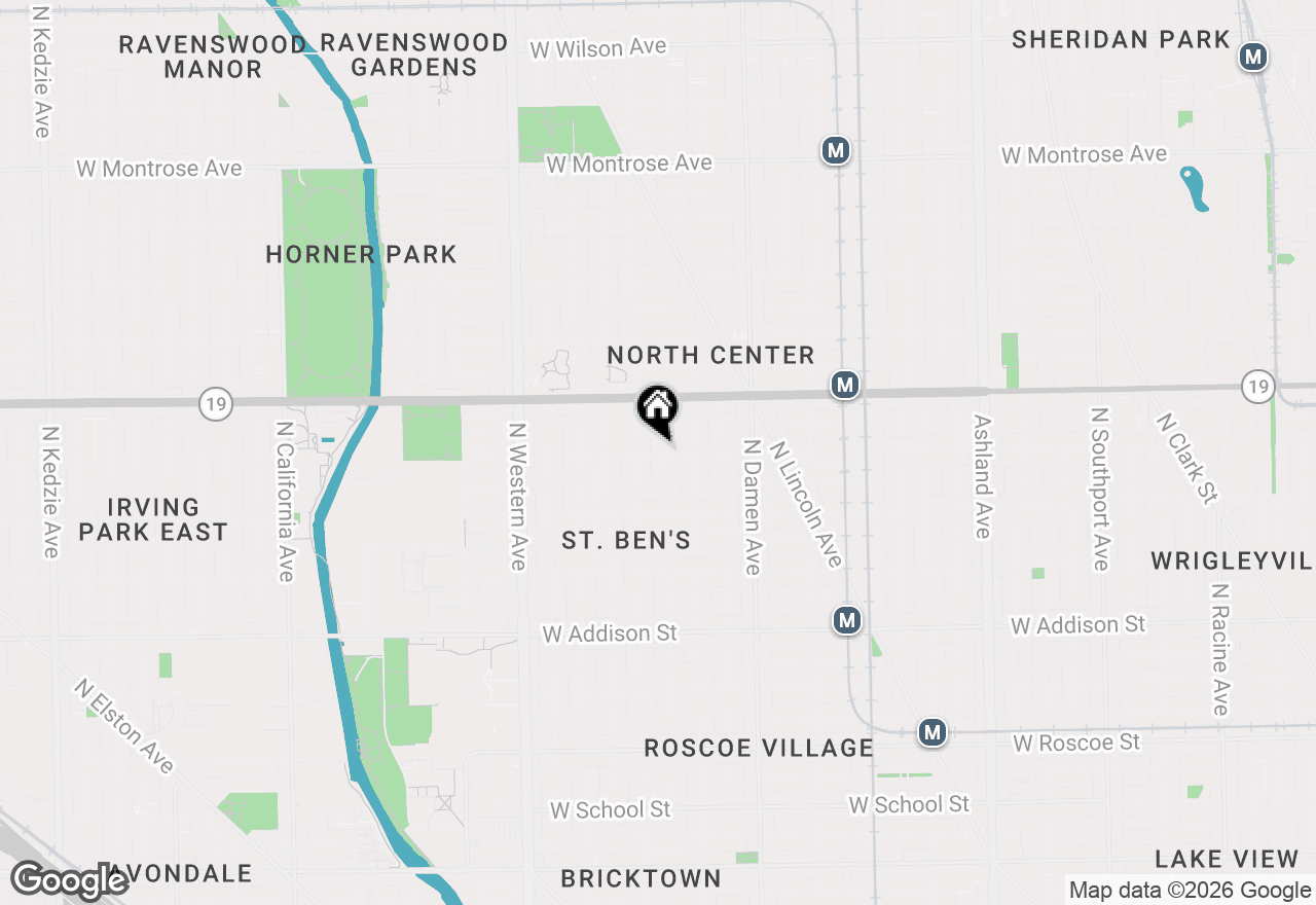 Map of 3902 N Hamilton Avenue, Chicago, IL 60618