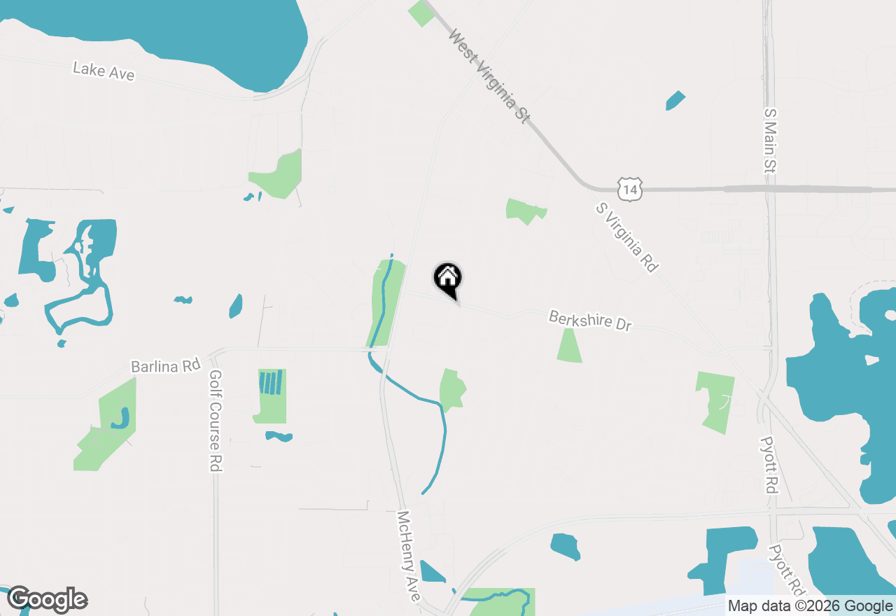 Map of (Address confidential), Crystal Lake, Illinois 60014