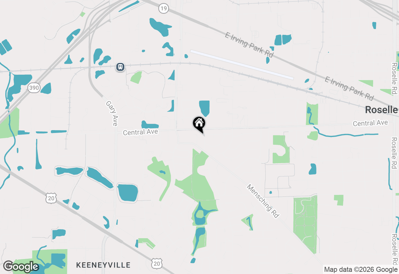 Map of 35 Americana Court, Roselle, IL 60172