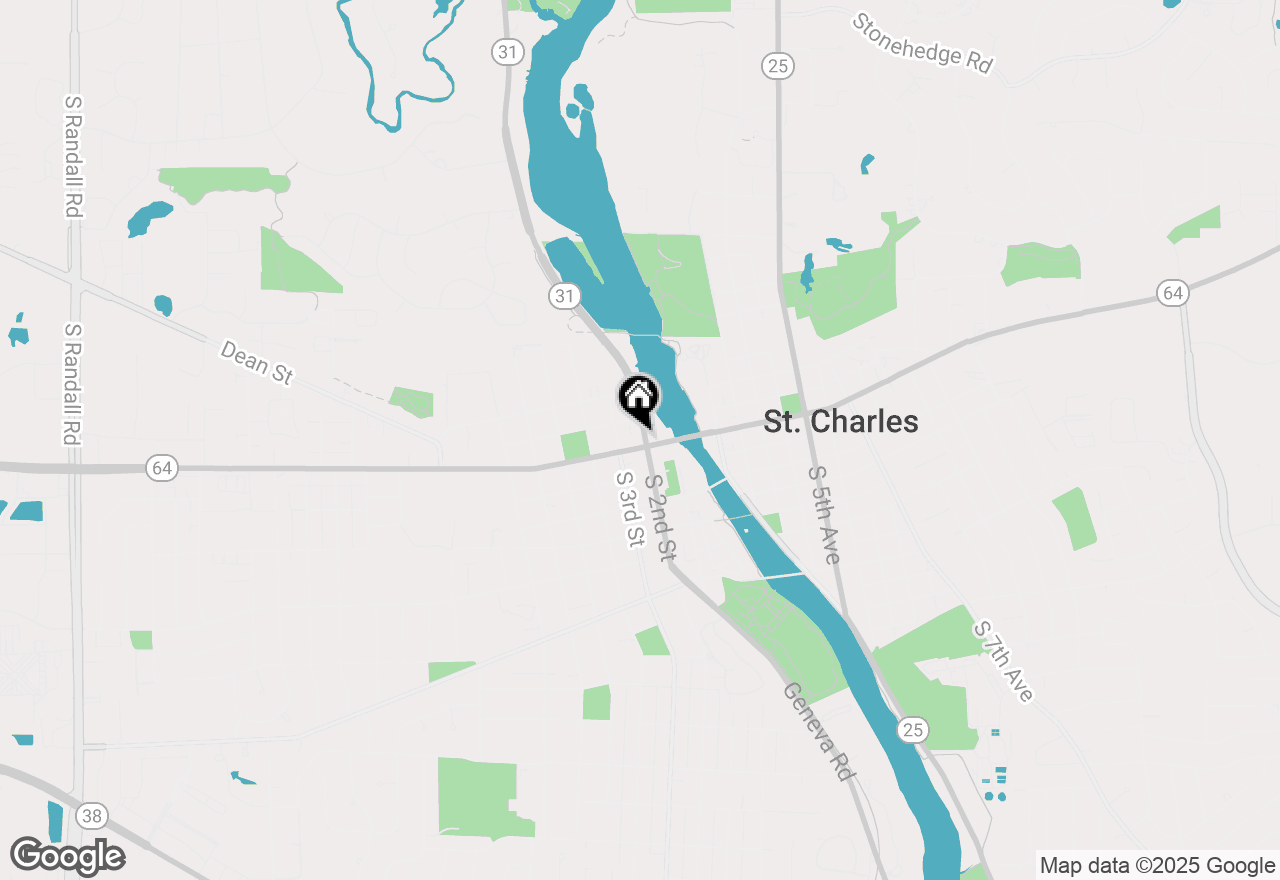 Map of 202 W Main Street, St. Charles, IL 60174