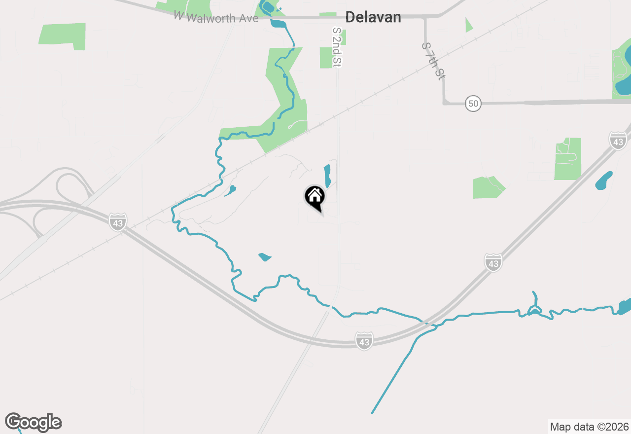 Map of 110 Eagle Pointe Dr #3A, Delavan, WI 53115