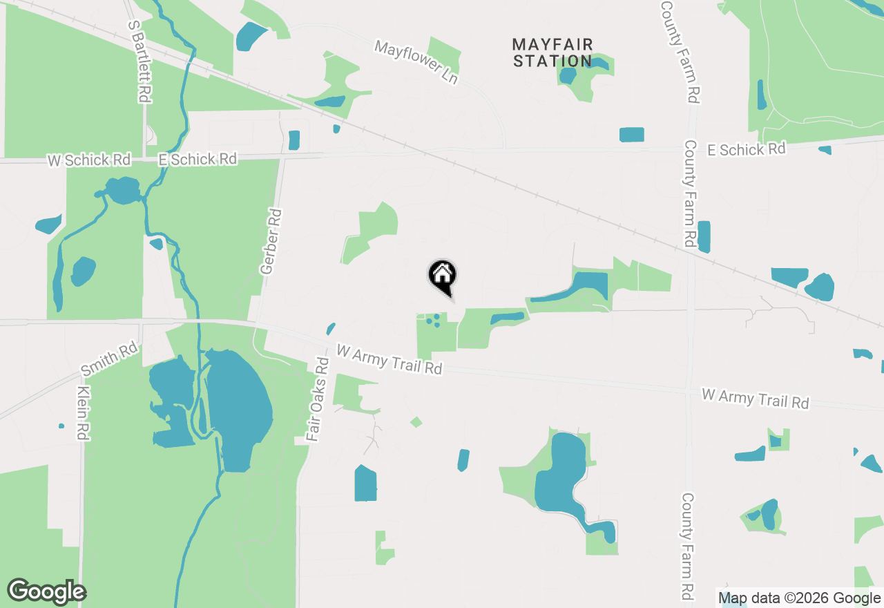 Map of 442 Cromwell Circle #1, Bartlett, IL 60103