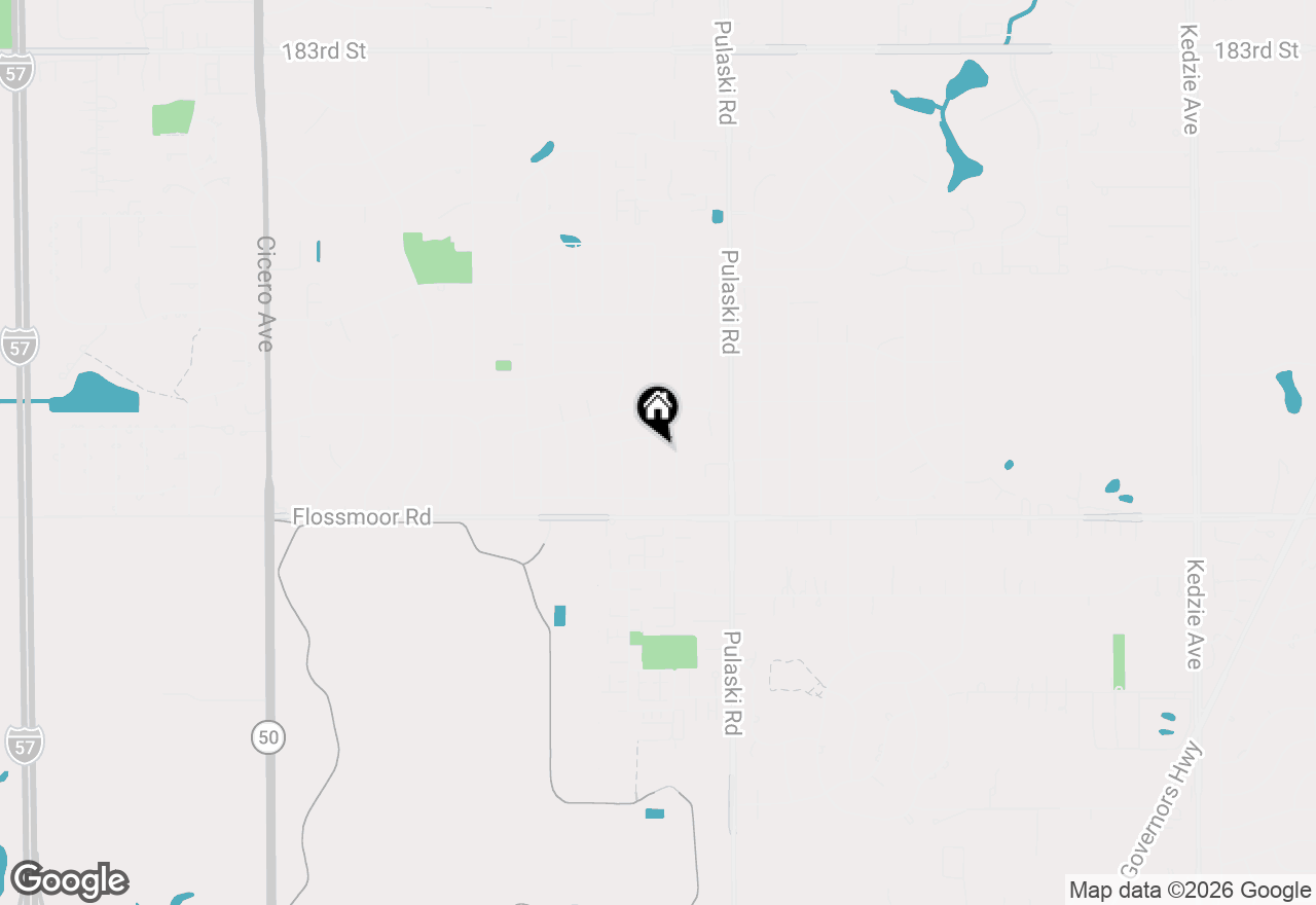 Map of 18951 Chestnut Avenue, Country Club Hills, IL 60478