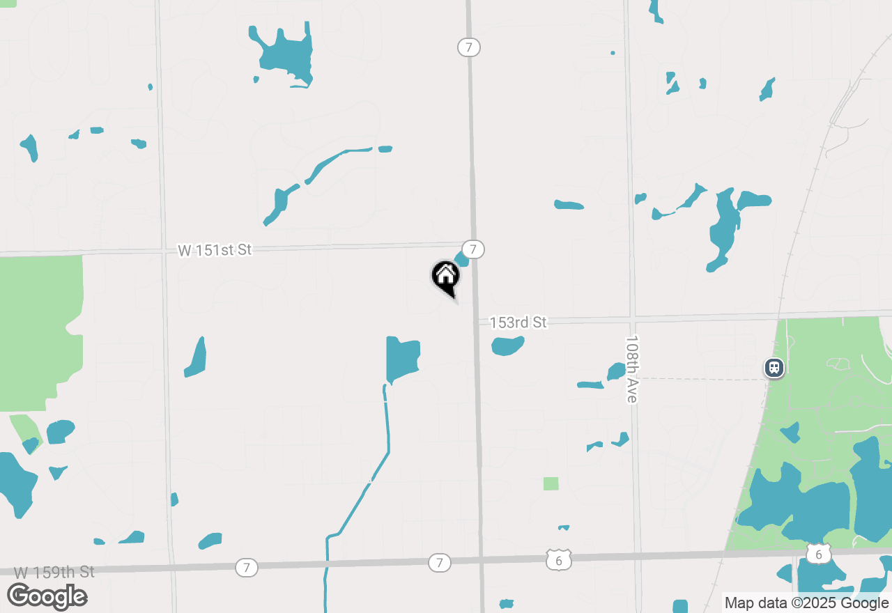 Map of 15225 Willow Creek Lane, Orland Park, IL 60467