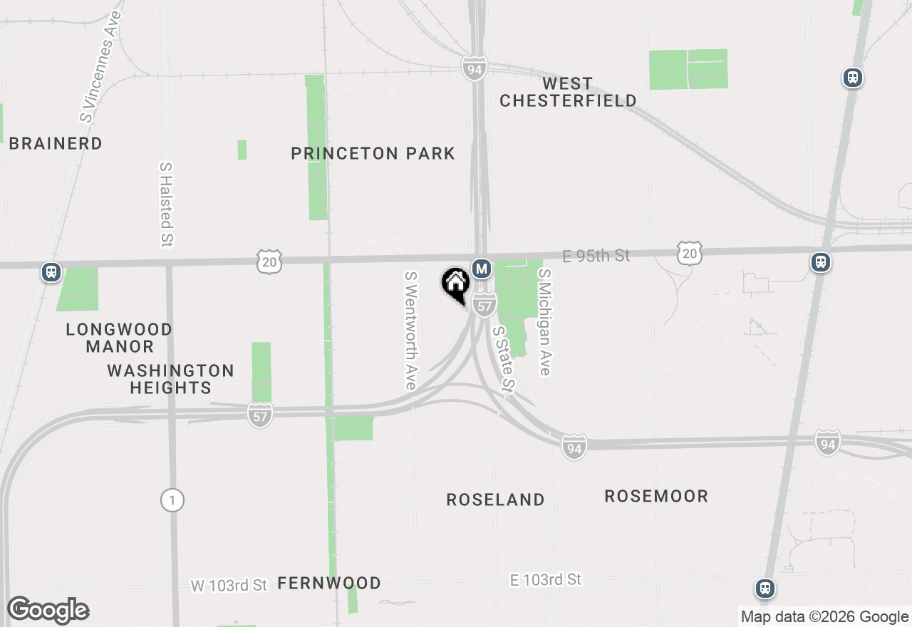 Map of 9623 S Perry Avenue, Chicago, IL 60628