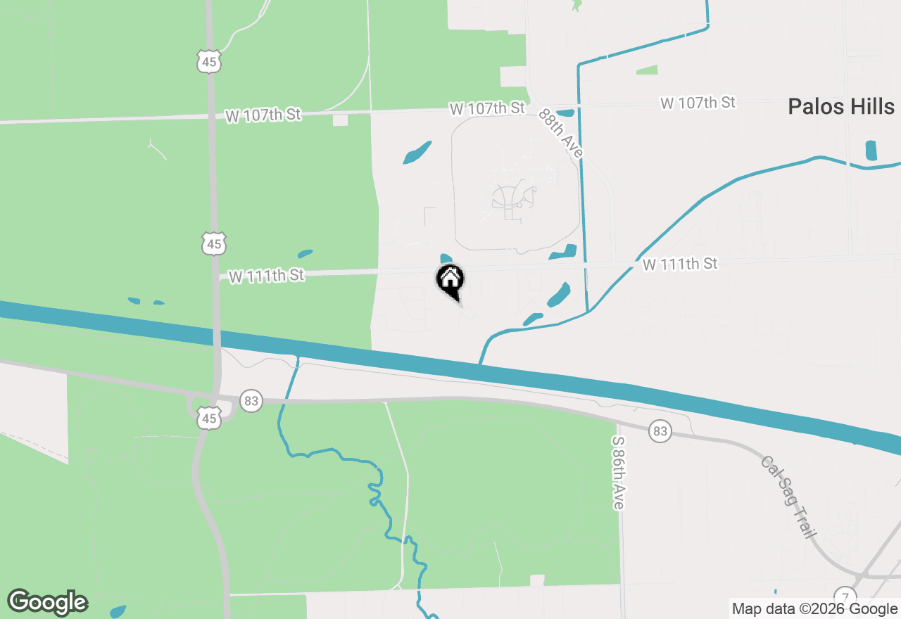 Map of 11201 S Helena Drive, Palos Hills, IL 60465
