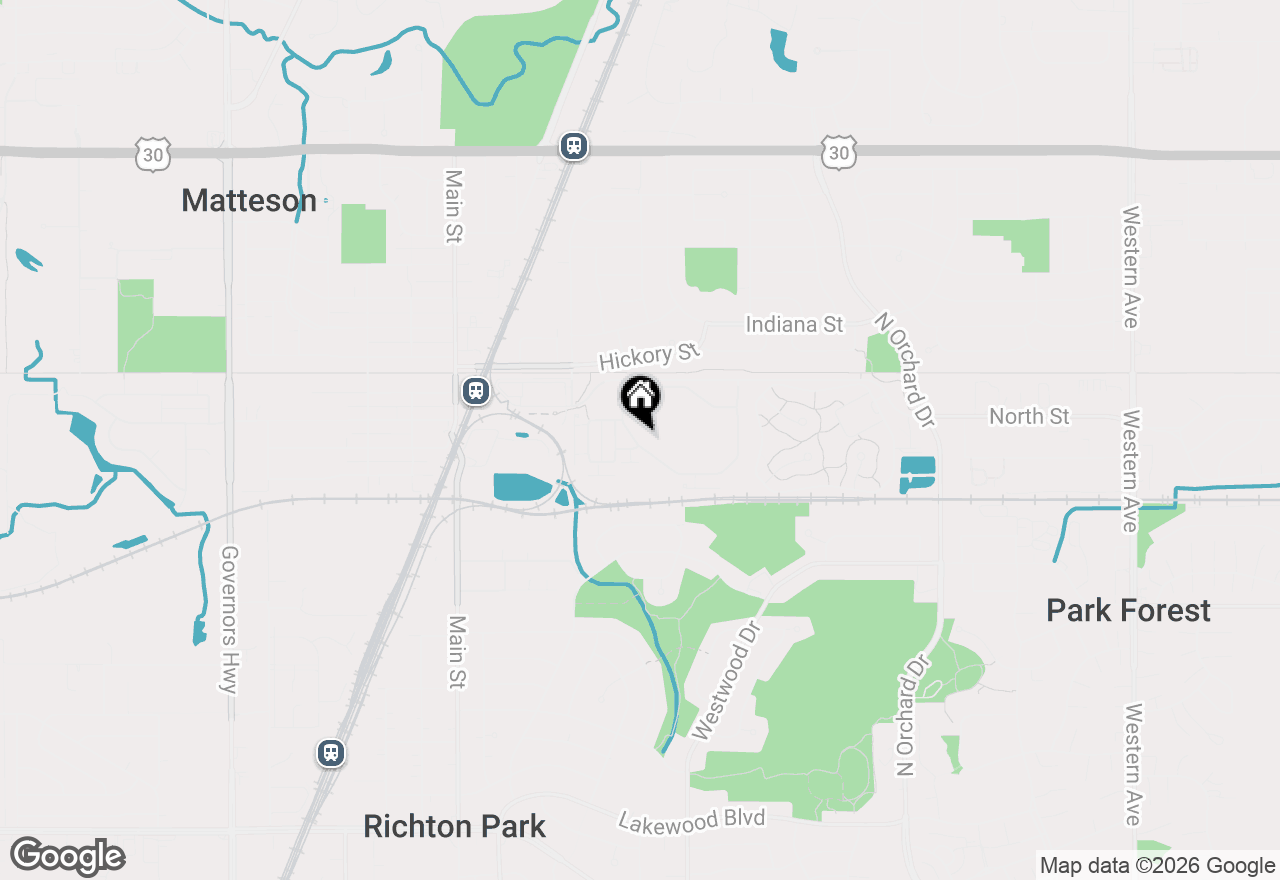 Map of 3244 Holden Circle, Matteson, IL 60443