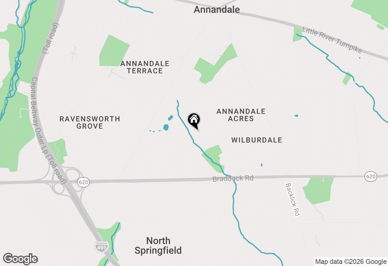 Map of 7331 Calvert Street, Annandale, VA 22003