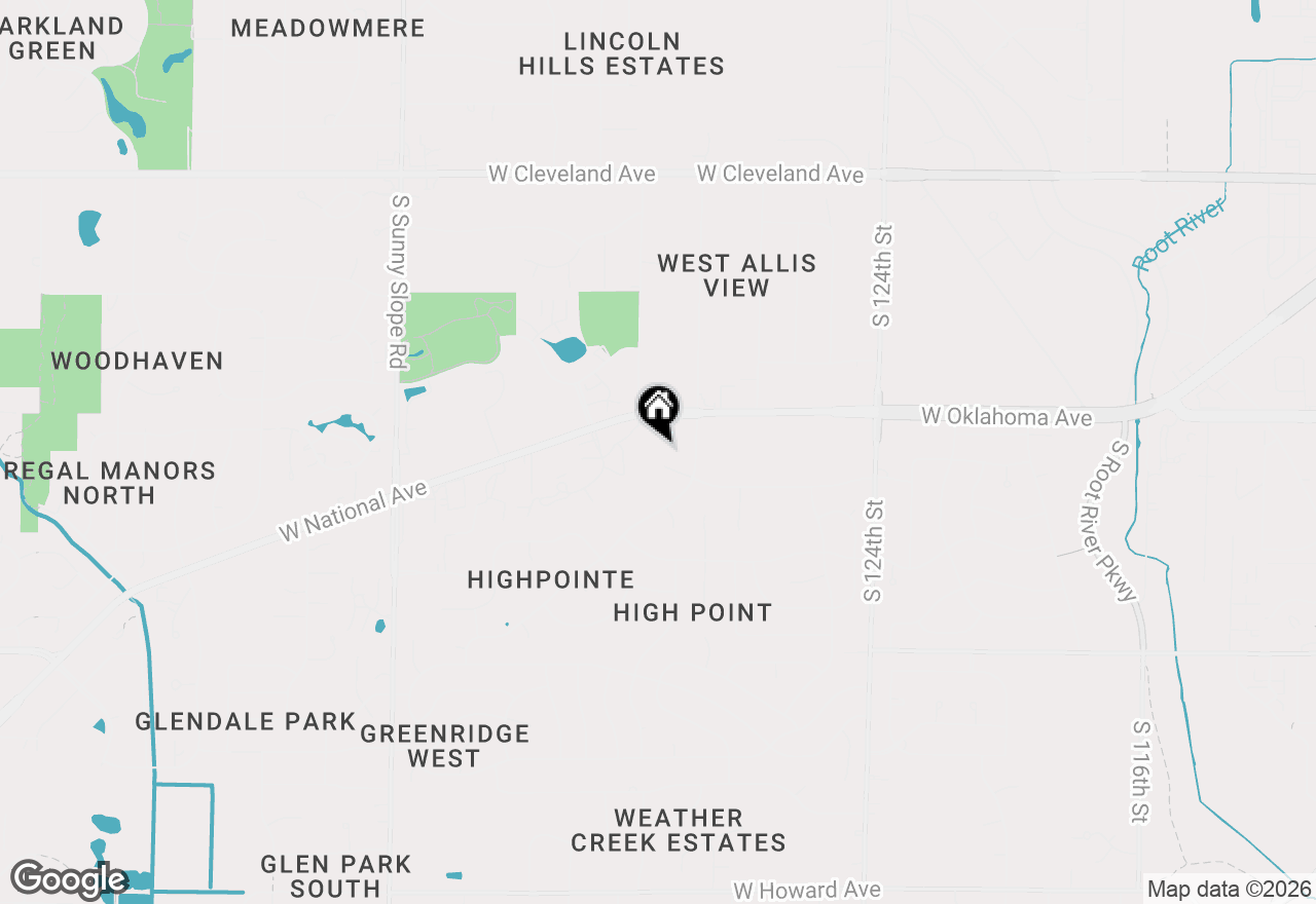 Map of 3209 S Ridge Crest Ct #3211, New Berlin, WI 53151