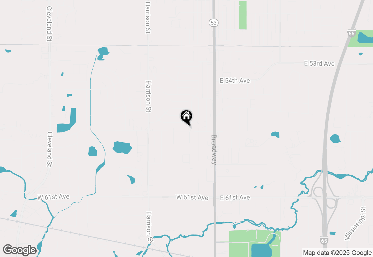 Map of 310 W 57th Avenue, Merrillville, IN 46410