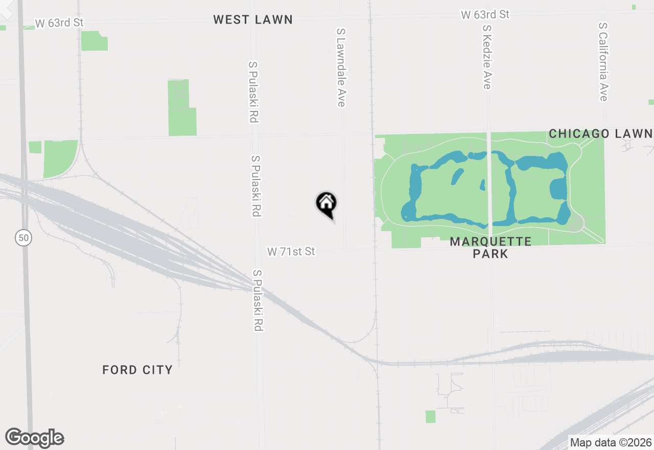 Map of 3737 W 70th Street, Chicago, IL 60629