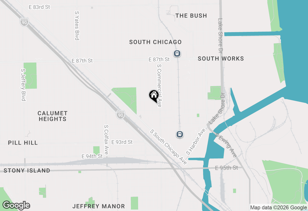 Map of 9021 S Exchange Avenue, Chicago, IL 60617