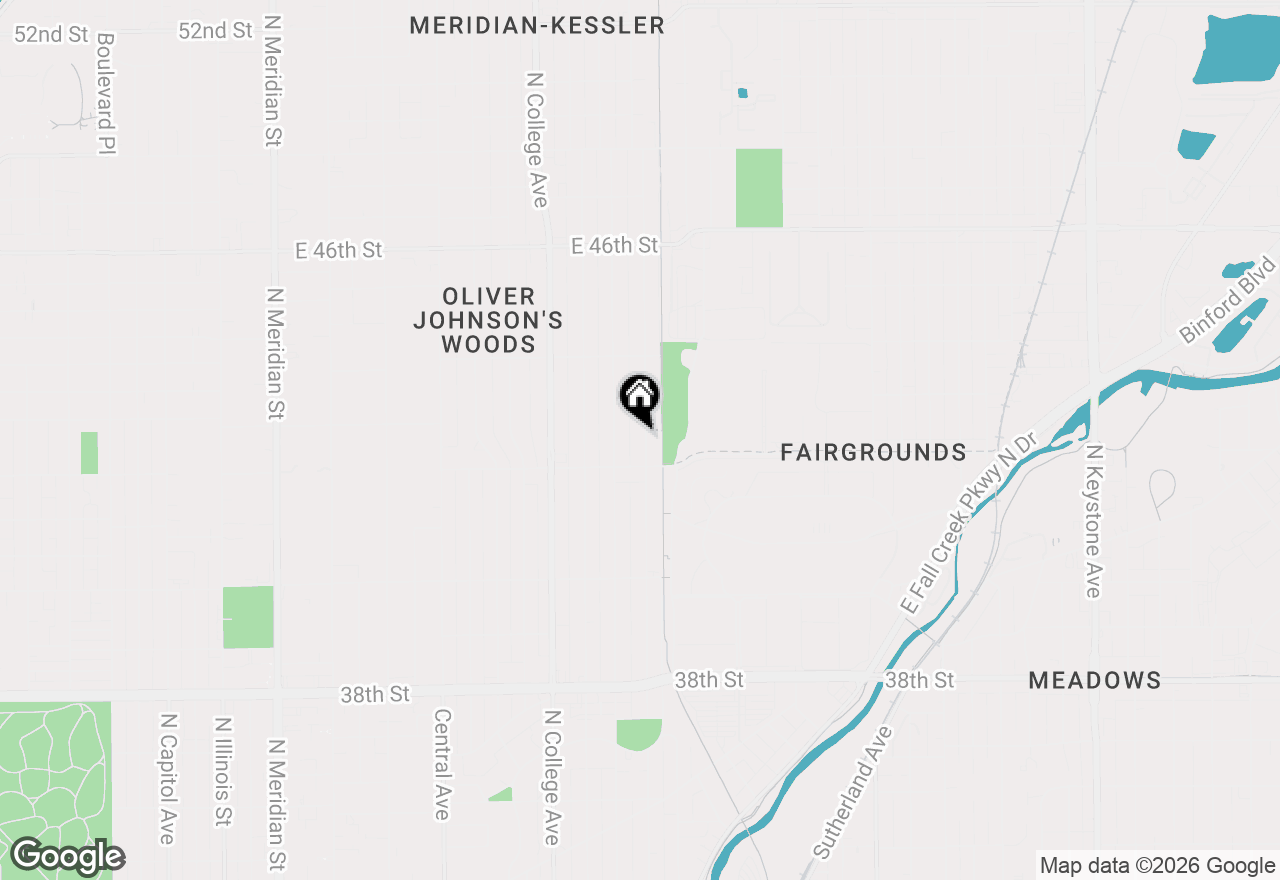 Map of 4230 Winthrop Avenue, Indianapolis, IN 46205