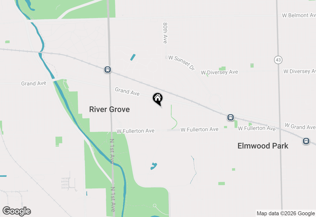 Map of 2536 Haymond Avenue, River Grove, IL 60171