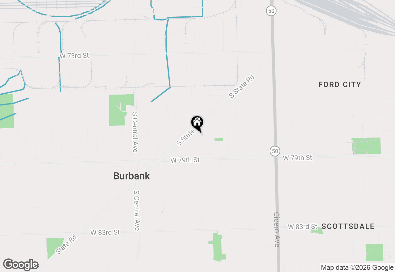 Map of (Address confidential), Burbank, Illinois 60459