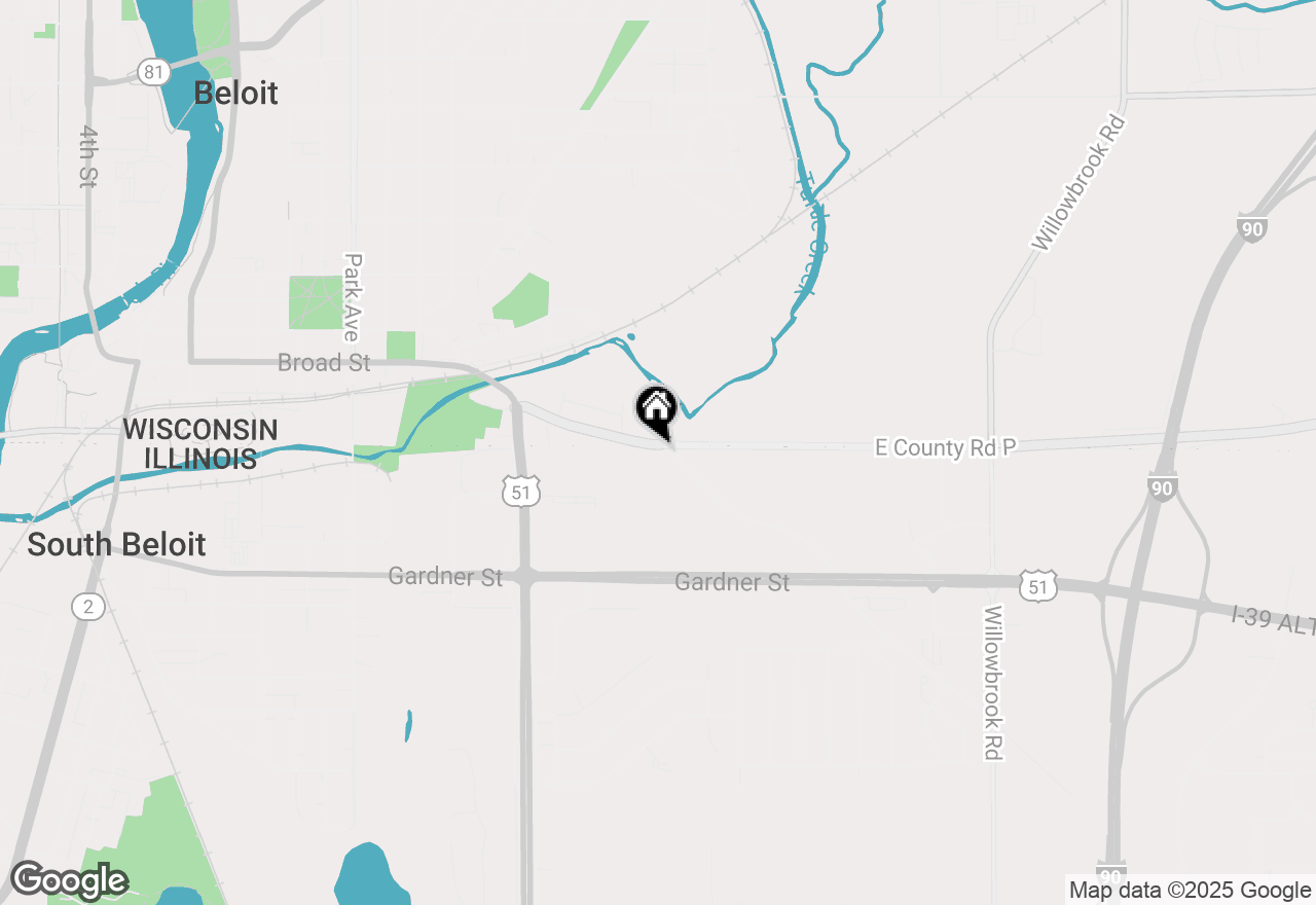 Map of 1712-1720 Manchester Street, South Beloit, IL 61080