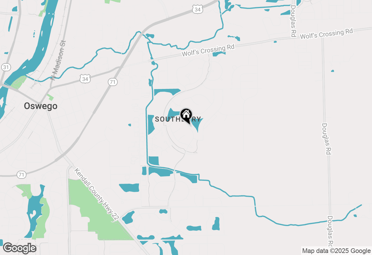 Map of 815 Colchester Drive, Oswego, IL 60543
