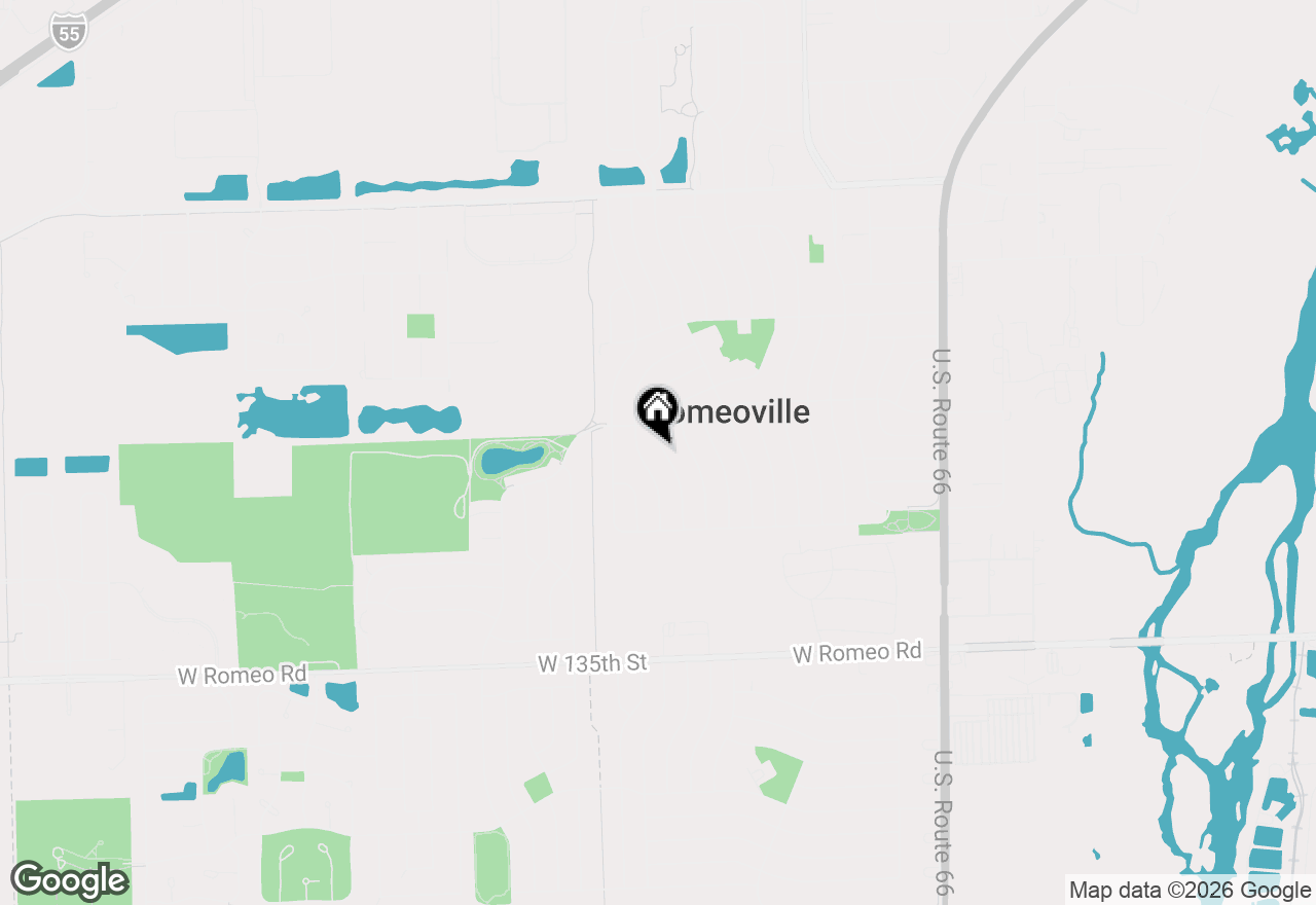 Map of 428 Kenyon Avenue, Romeoville, IL 60446