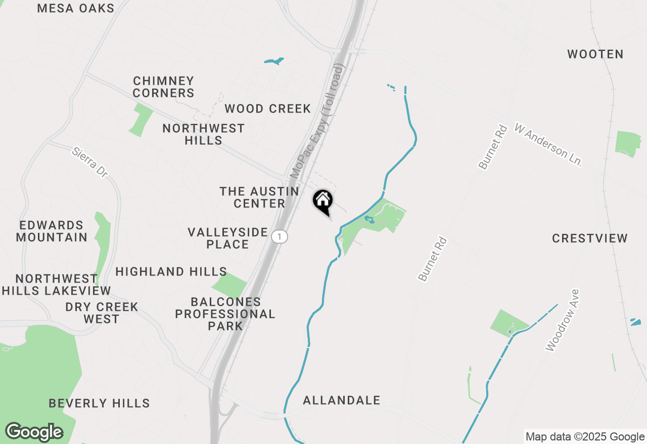 Map of 6806 Pioneer Pl, Austin, TX 78757