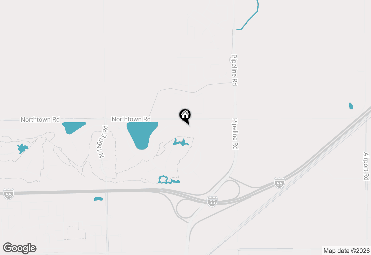 Map of 1515 Ironwood Cc Drive, Normal, IL 61761