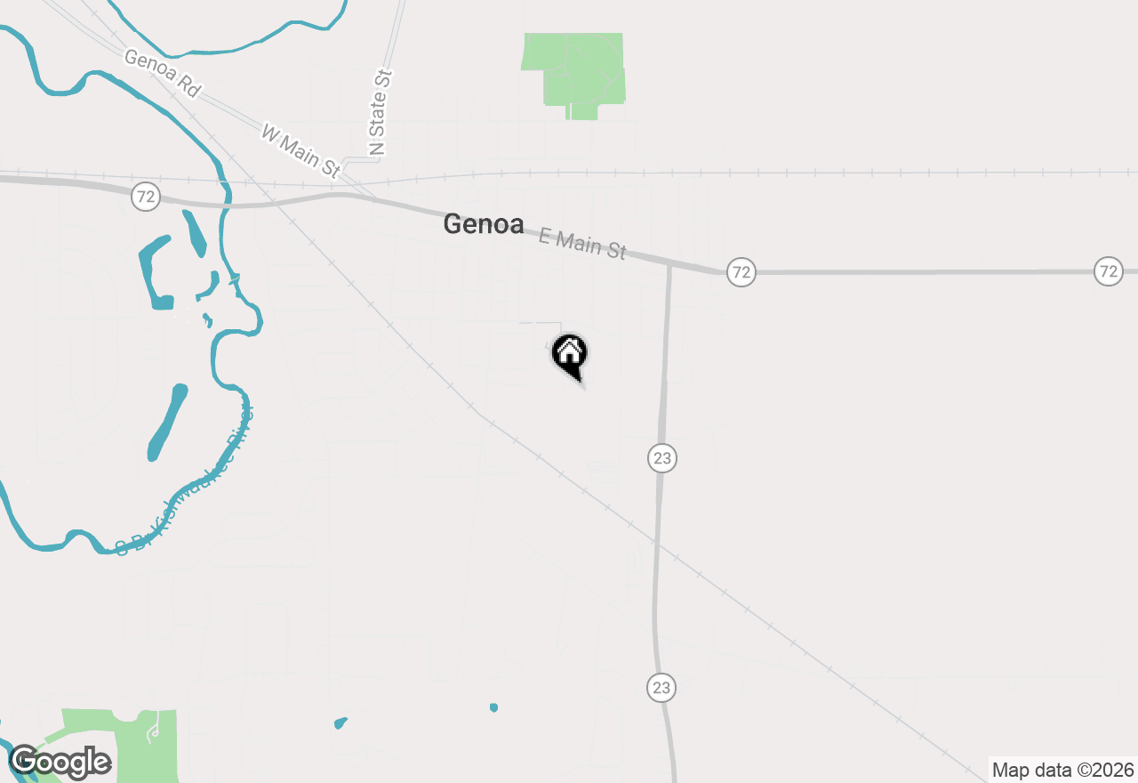 Map of 404 S Stott Street, Genoa, IL 60135