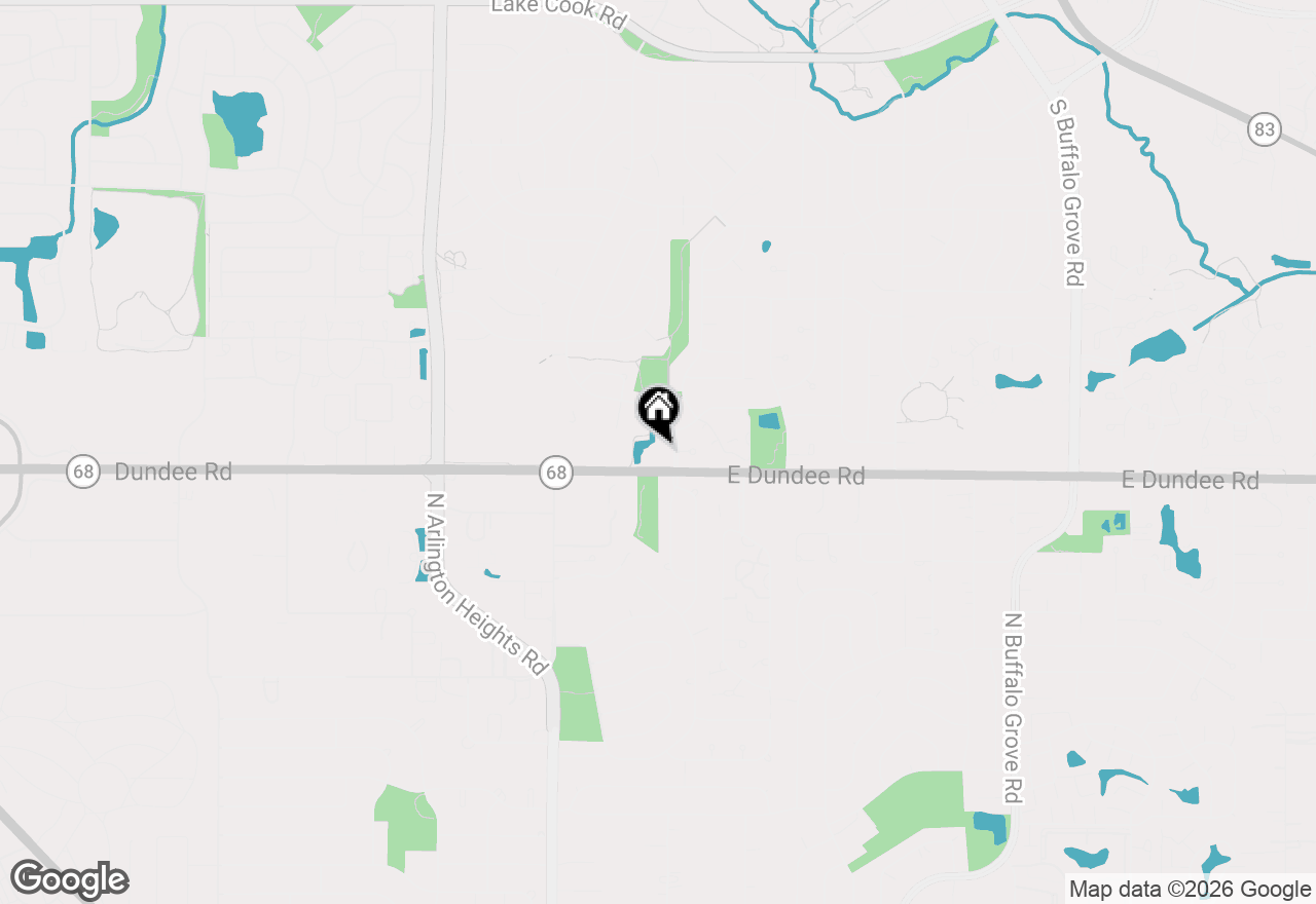 Map of 860 Weidner Road #404, Buffalo Grove, IL 60089