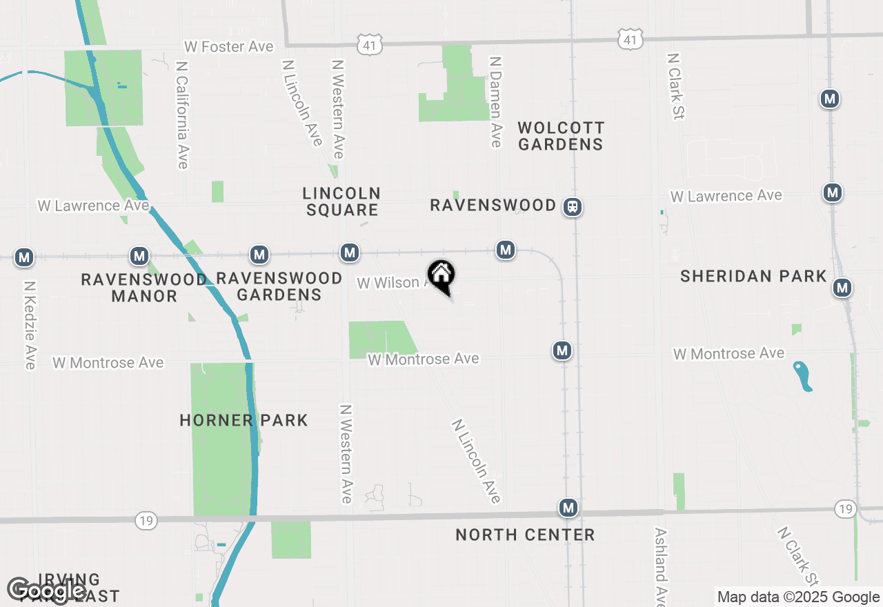 Map of 2155 W Windsor Avenue, Chicago, IL 60625