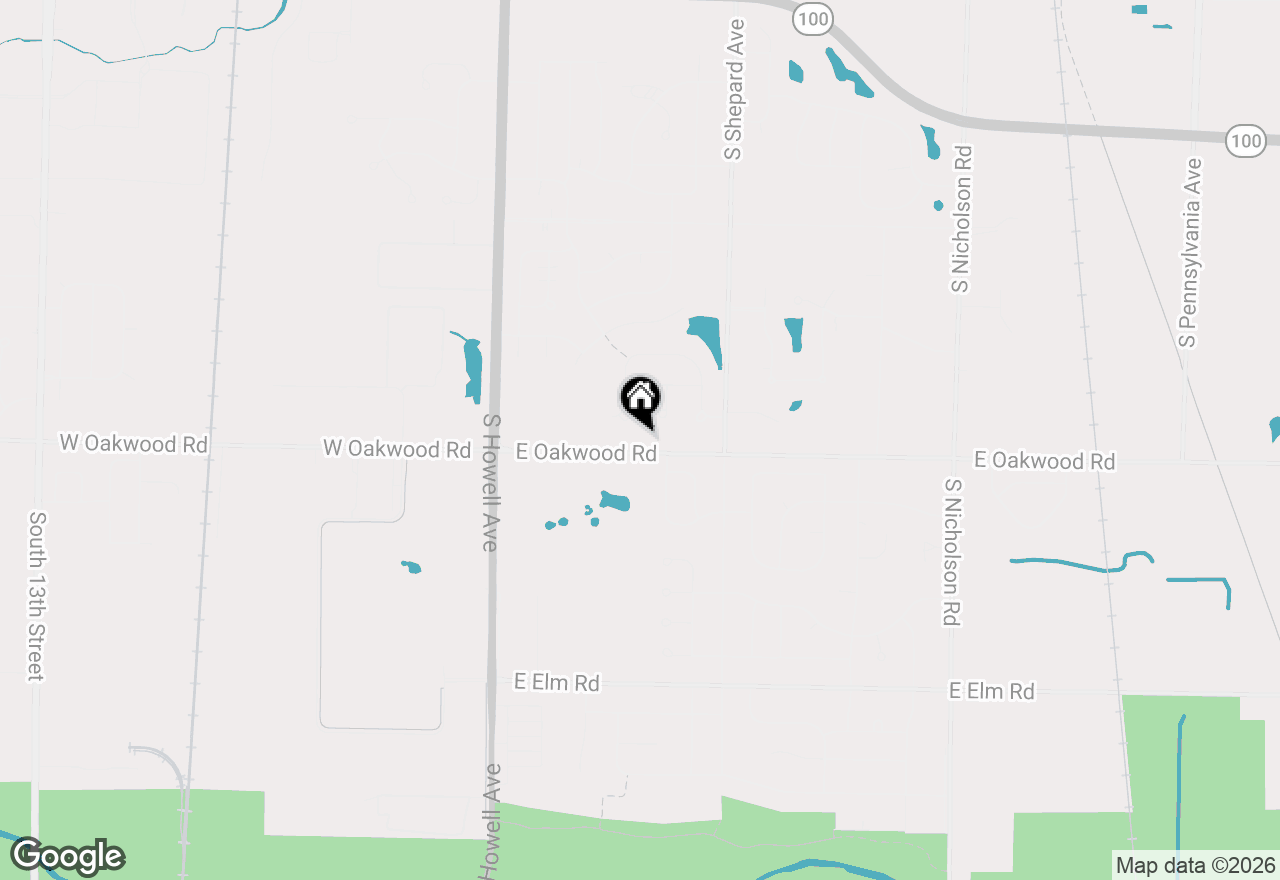 Map of 500 E Oakwood Rd, Oak Creek, WI 53154