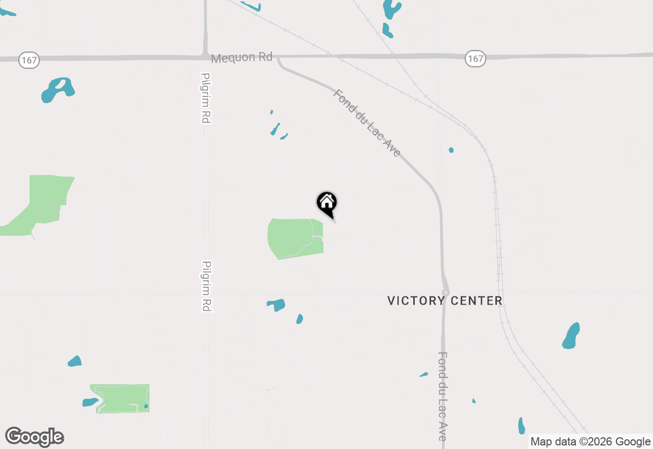 Map of N106W14764 Harrison Cir, Germantown, WI 53022