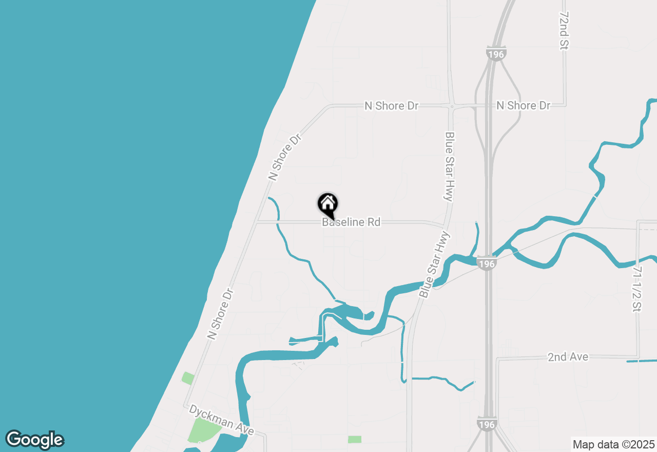 Map of 742 Ravine Lane, South Haven, MI 49090