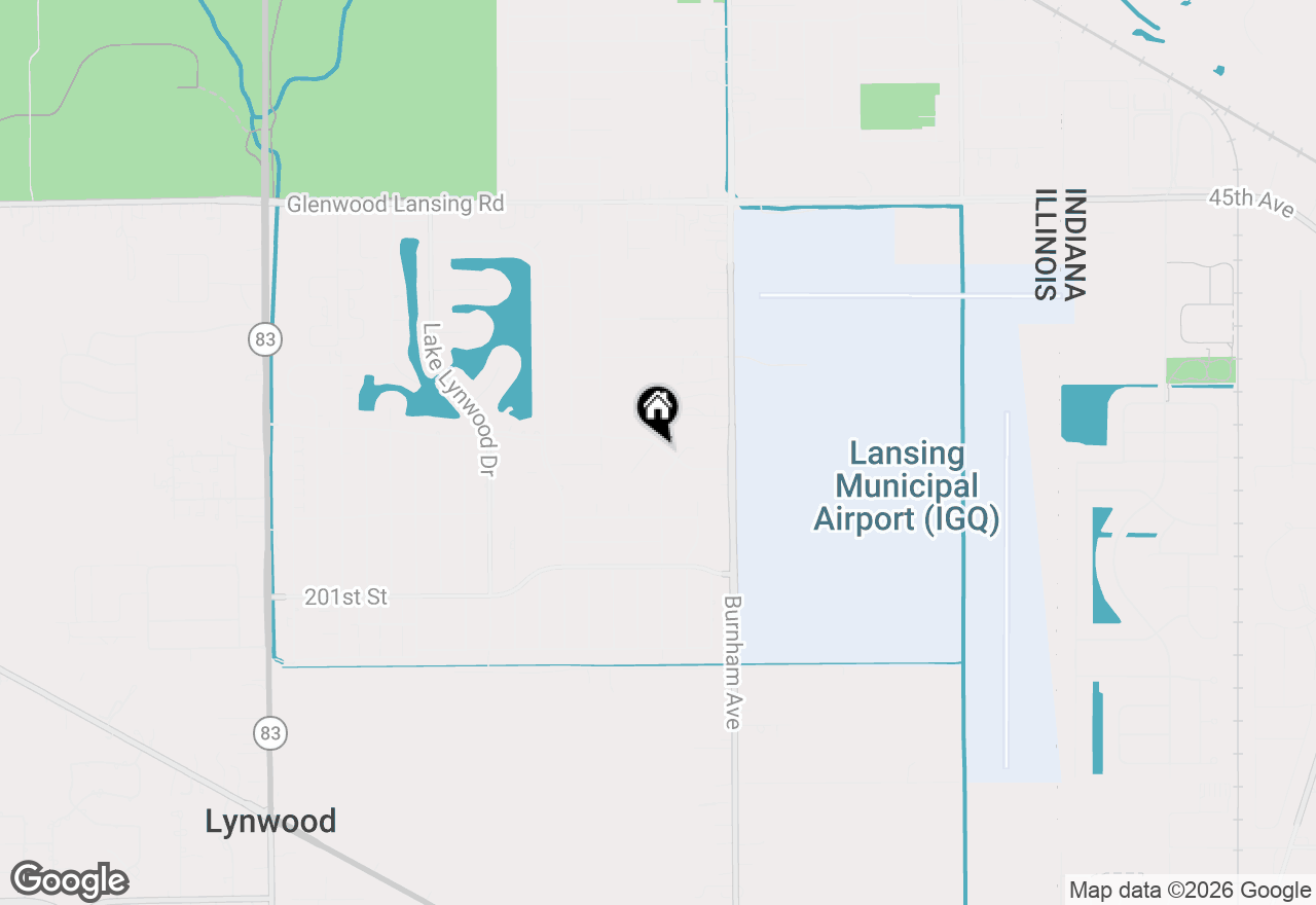 Map of 19811 Margaret Court, Lynwood, IL 60411