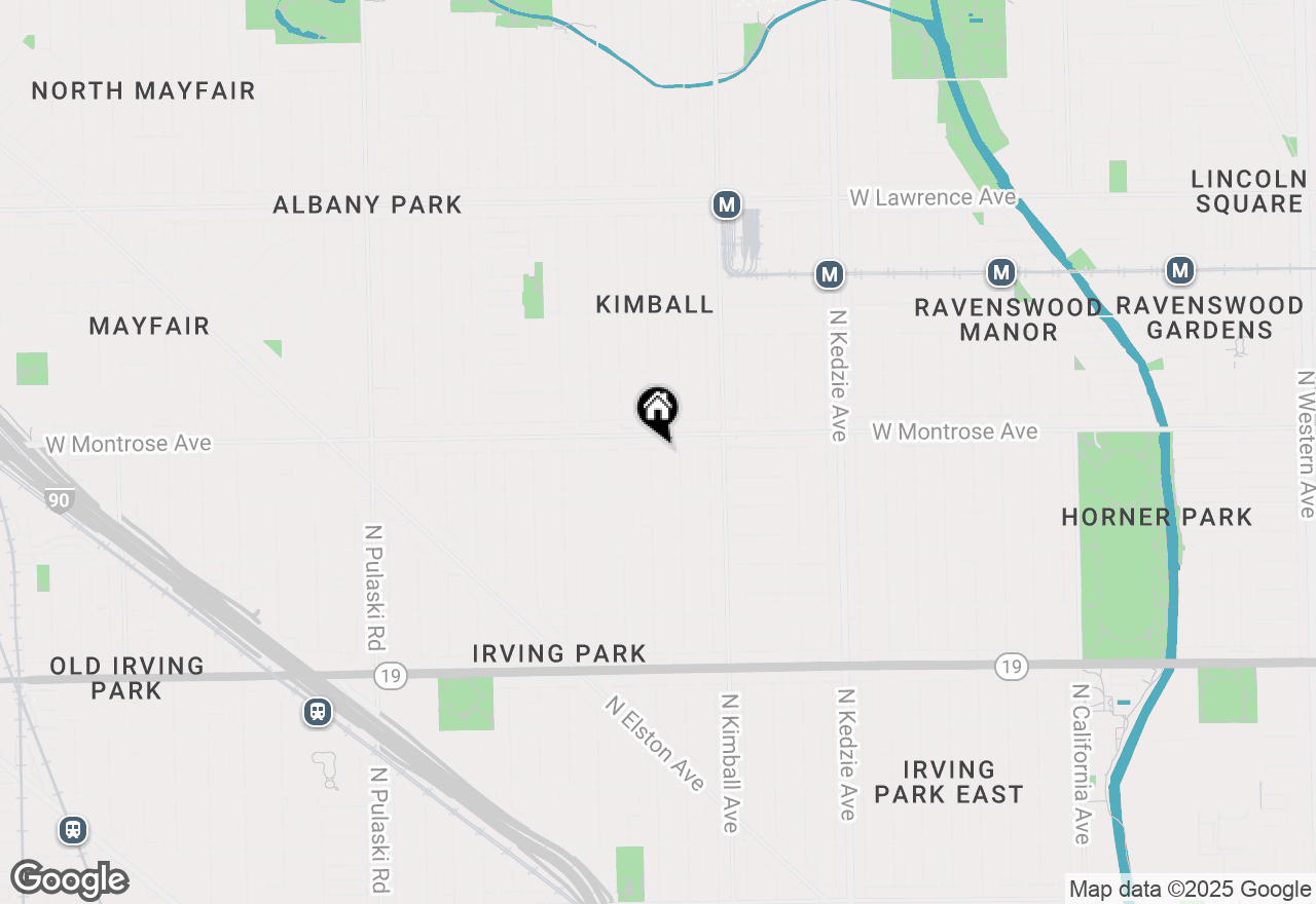 Map of 4340 N St. Louis Avenue, Chicago, IL 60618