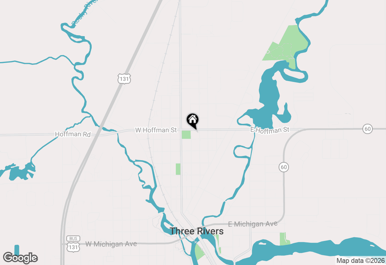 Map of 715 East Street, Three Rivers, MI 49093