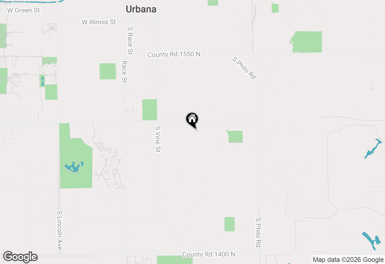 Map of 609 E Sunnycrest Court, Urbana, IL 61801