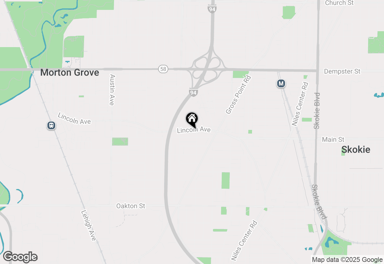 Map of 5501 Lincoln Avenue #203, Morton Grove, IL 60053