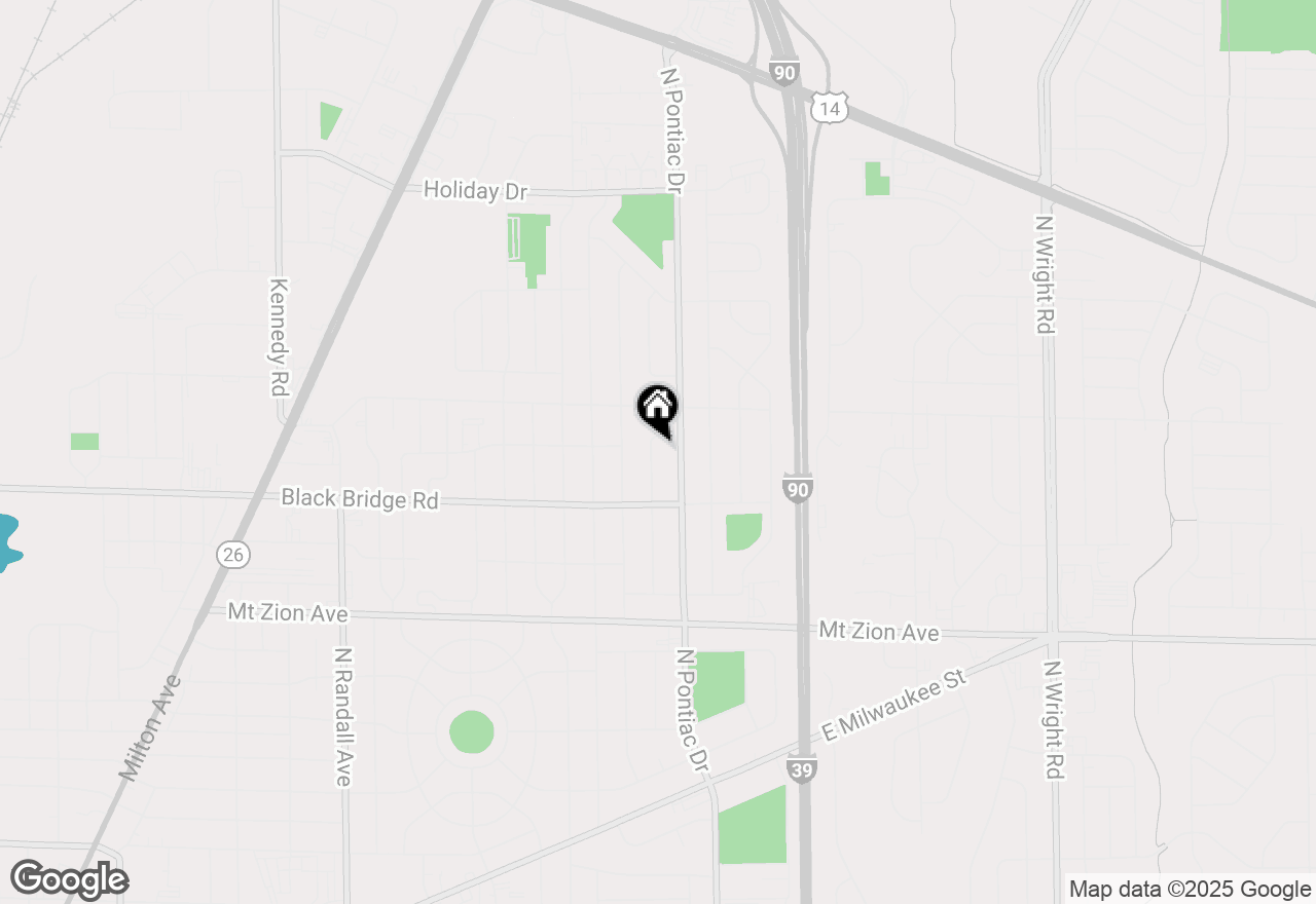 Map of 1822 Saint George Lane, Janesville, WI 53545