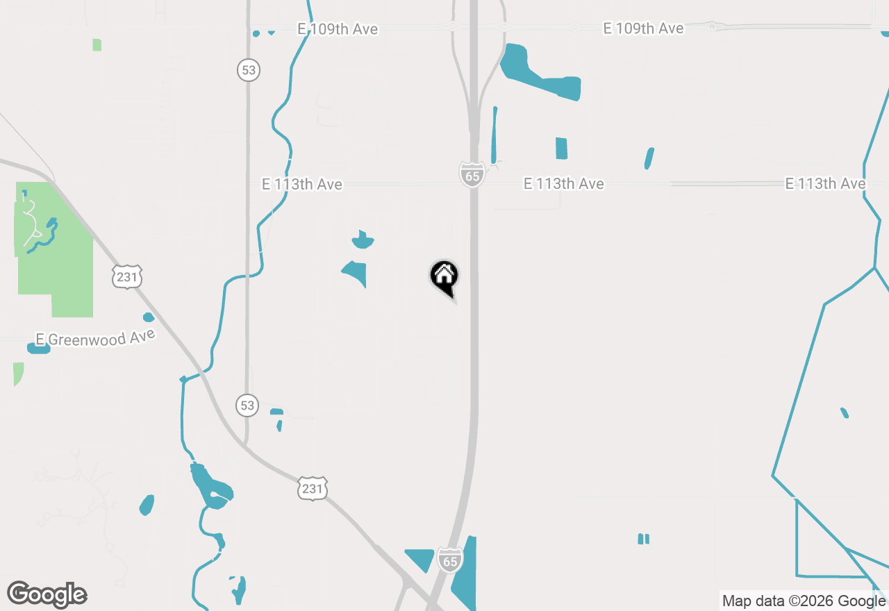 Map of 1062 E 115th Court, Crown Point, IN 46307