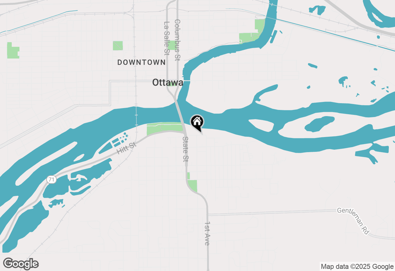 Map of 215 E Prospect Avenue, Ottawa, IL 61350