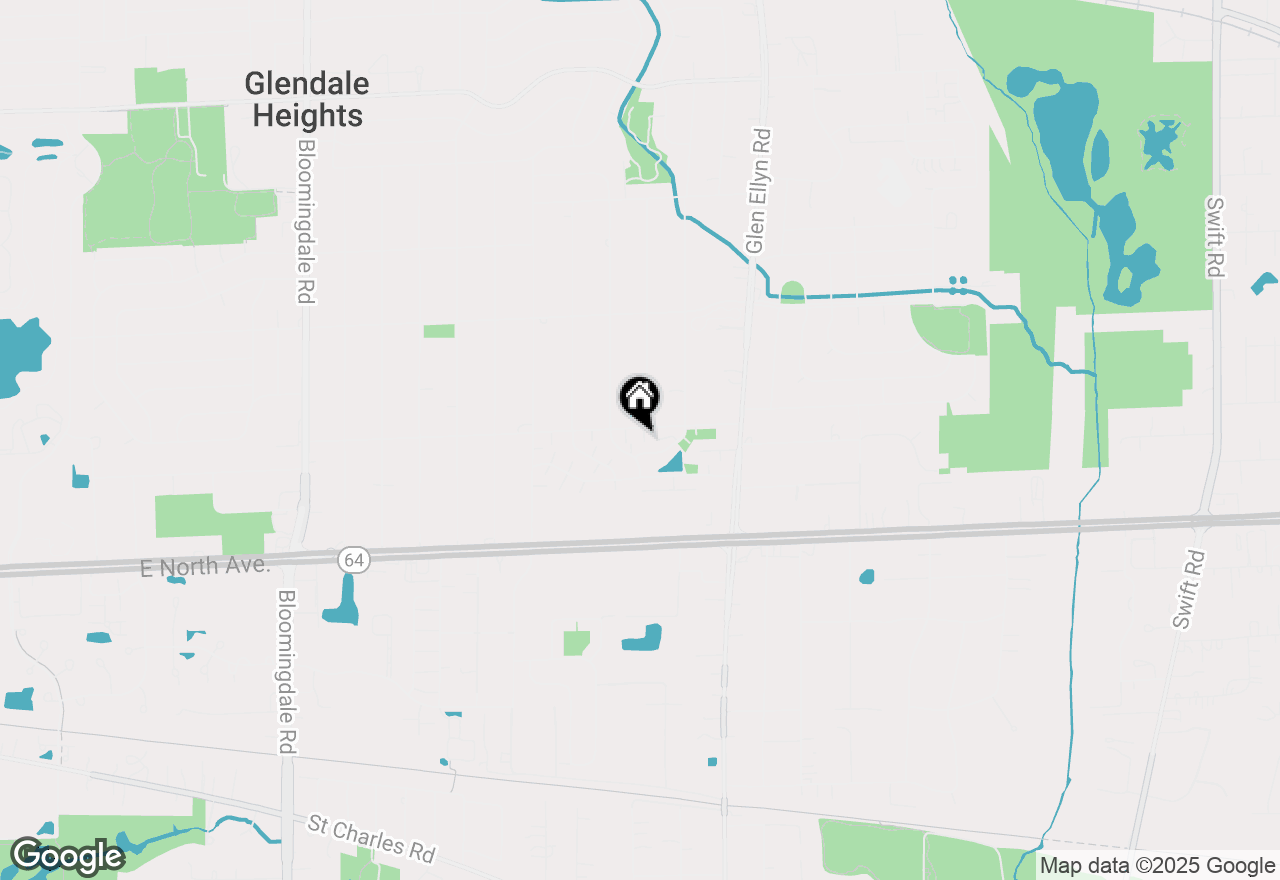 Map of 477 Sidney Avenue #B, Glendale Heights, IL 60139