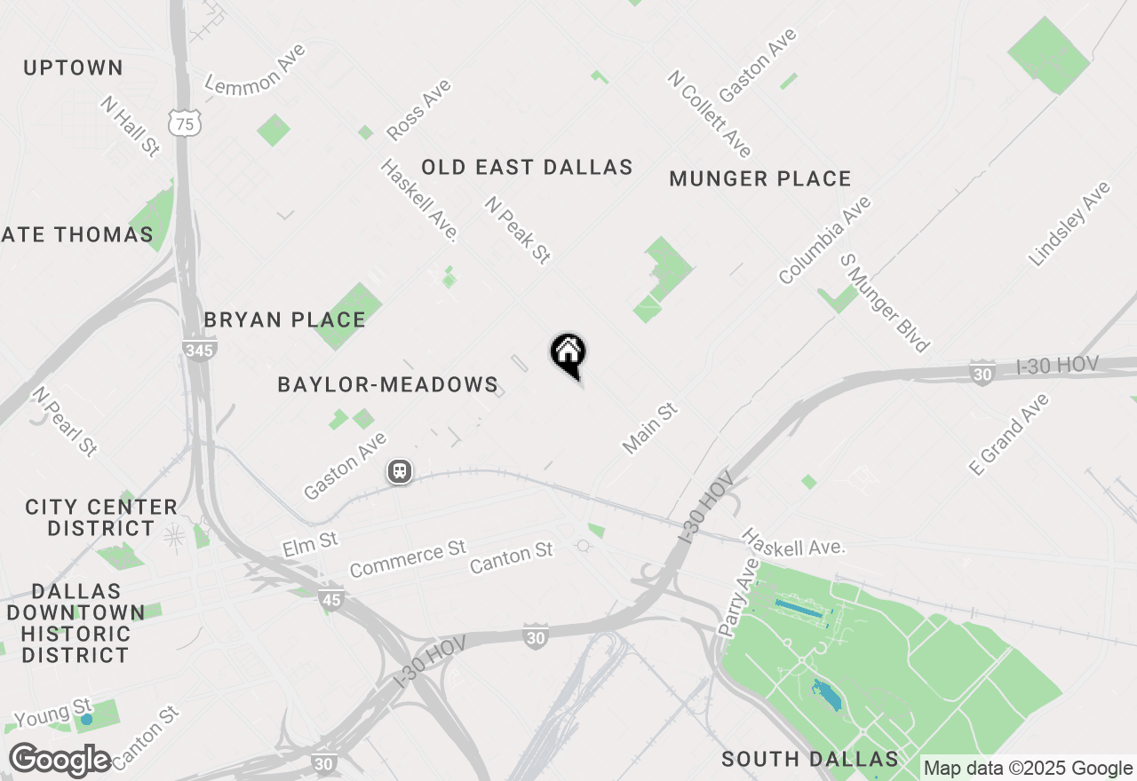Map of 436 N Hill Avenue, Dallas, TX 75246