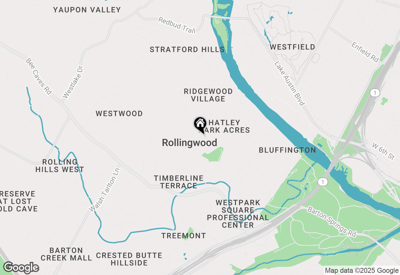 Map of 3213 Park Hills Dr, Austin, TX 78746