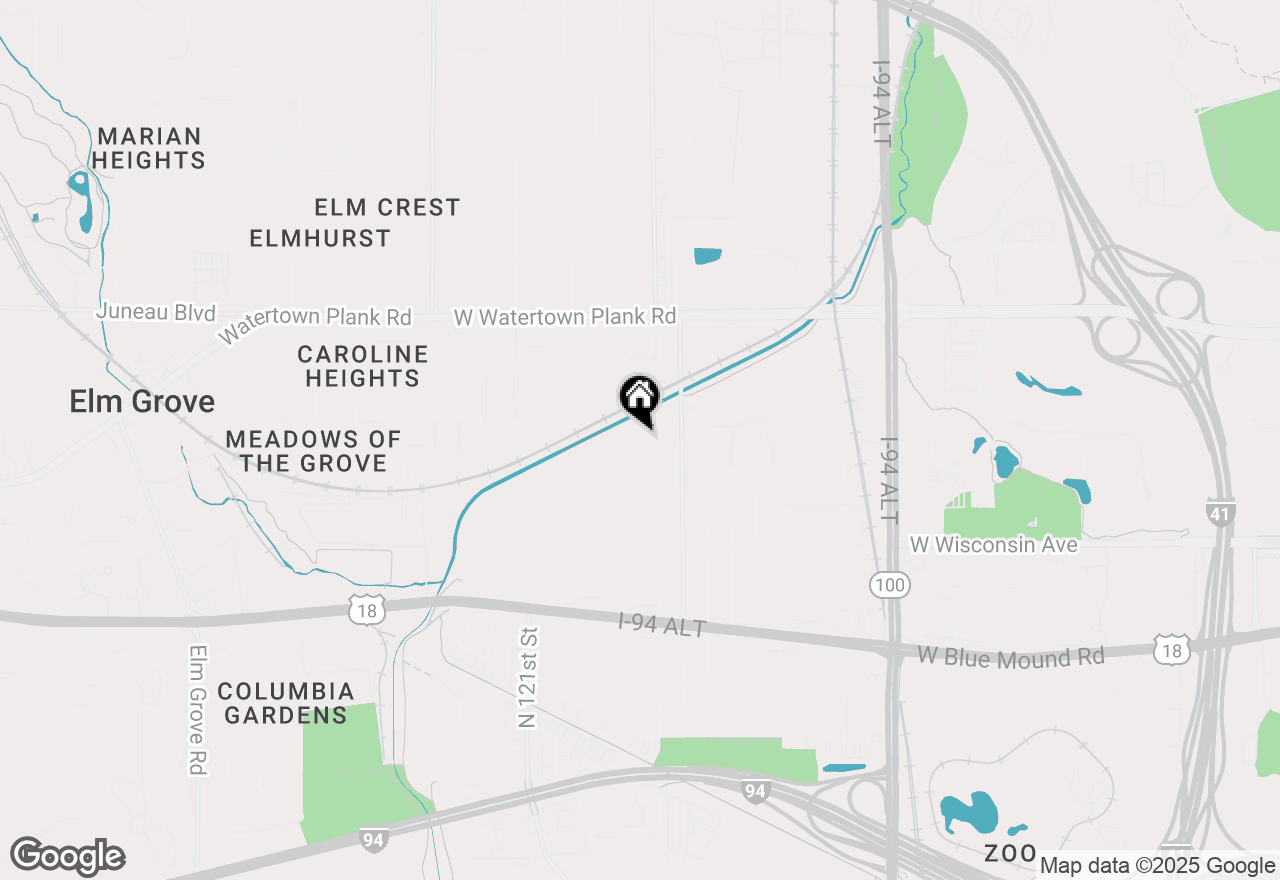 Map of 11625 W Underwood Pkwy, Wauwatosa, WI 53226