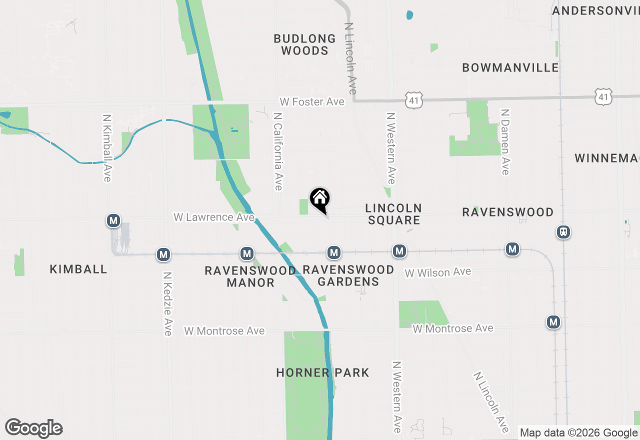 Map of 2635 W Lawrence Avenue #1A, Chicago, IL 60625