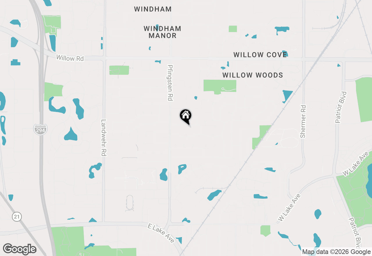 Map of 3629 Keenan Lane, Glenview, IL 60026