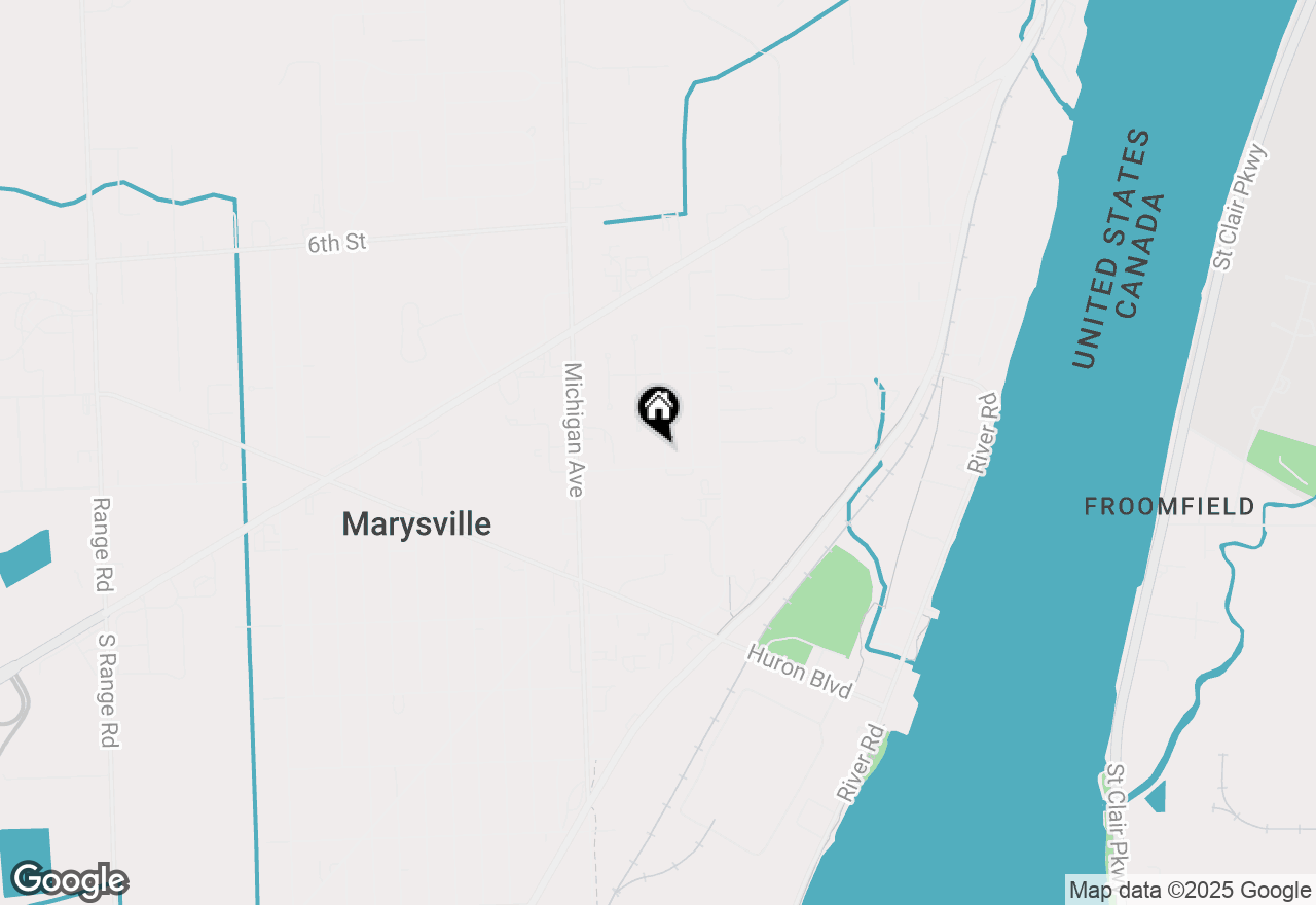 Map of 1066 Virginia Avenue, Marysville, MI 48040