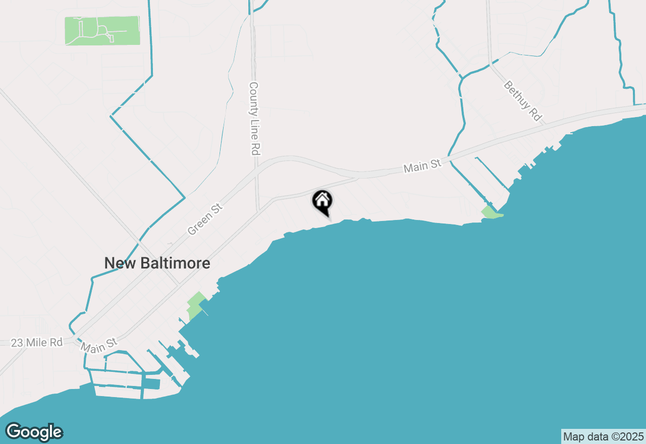 Map of 50720 Lenox Street, New Baltimore, MI 48047